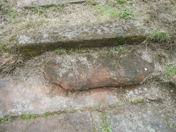 Very worn step